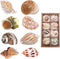 8PCS Medium to Large Hermit Crab Shells, Natural Decoration Supplies with 1"-2" Opening Size