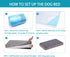 Orthopedic Memory Foam Bed for Large Dogs, Waterproof Cooling Pet Mats with Removable Washable Cover (Large plus-36"x