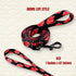 Anime Dog Leash and Collar Set - Anime Themed Leash for Small Animals, Includes Costume and Pet Leash (Cloud Design)