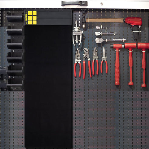 Teksti Compositional Gun Cleaning Mat - Large 49”x16” Workbench Mat with Magnetic Pad Organizer for Easy Storage