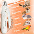 2-in-1 2 Dog Nail Clippers & Dog Nail Grinder with LED Lights, Ultra-Quiet, USB Rechargeable,Security Upgrade,Multiple