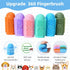Sarnxgr 6Pcs Toothbrush,360 Silicone Dog Dog Tooth Brushing Kit,Finger Toothbrush,Cat Tooth Brush,Teeth Cleaning,Dogs