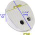 A42 Sea Eagle High Capacity Large Bellows Foot Pump for Use with Unsupported Fabric Inflatable Kayaks, iSUPS and Boats
