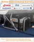 17x11x9.5 12 lbs PETUX Airline Approved Pet Carrier - in, Underseat, Top & Side Entry, Soft Sided Cat Dog Carrier