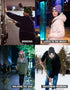 Wmcaps Bluetooth Beanie with Light, Unisex USB Rechargeable 4 LED Fashlight Hat with Cordless Headphones, Unique Gift