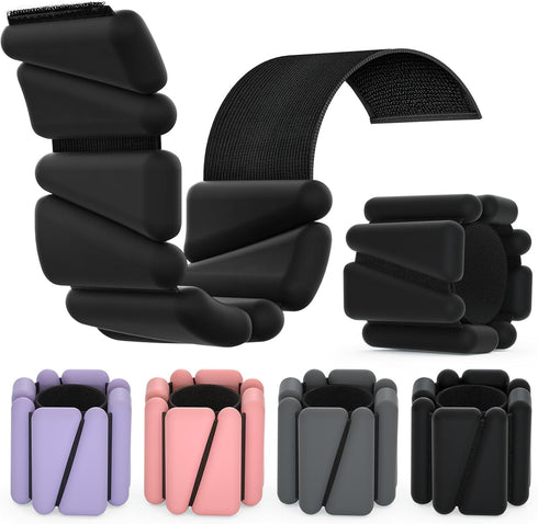 Wrist Weights, Adjustable Ankle Weights for Home Gym Workout, Set of 2 (1LB Each) for Running & Strength Training