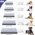 Waterproof Dog Crate Bed for Large Dogs, Soft Fluffy Washable Bed with Removable Cover, Light Gray, 41 x 27 Inch