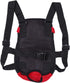 Pet Carrier Backpack, Fashionable Dog Tote Carrier with Five Holes, Front Chest Net Bag (Red S)