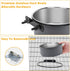 Dog Crate Bowls, 2 Pack Stainless Steel Hanging Water Food Bowls with Clamp, Anti-Spill for Small Medium Large Dogs