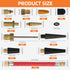Gionfe 25PCS Nozzle Bicycle Presta Schrader Valve Adaptor Tools, Brass Bike Pump Adaptters,Ball Pump Needle, Balloon