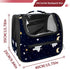 (1) White Baby Elephants Cat Carriers Dog Carrier Pet Carrier with Locking Safety Zippers for Cats, Kitties, Puppies