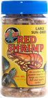 Zoo Med Large Sun-Dried Red Shrimp 0.5 oz - Pack of 3