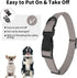 lynxking Soft Padded Dog Collar, Breathable Cotton Solid Color Adjustable Pet Collar for Little Puppies