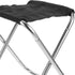 Backpacking Yardwe Lightweight Aluminum Folding Stool Portable Camping Bench with Storage Bag Footrest for Fishing