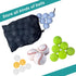 Golf Tee Pouch Bag | Zipper Golf Ball Bag & Accessory Pouch for Men