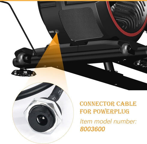 Fitness Equipment Power Jack - Compatible with Bowflex Max Trainer M3 M5 M6 M7 M8, Power Connector Replacement Part