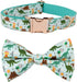 Dinosaur Dog Bow Tie, Detachable Bowtie, Adjustable Collar for Small Medium Large Dogs