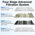 driamor 6 Pack RF-S Filter Cartridges for Top Fin Retreat RF-S Filter, Aquarium Refill