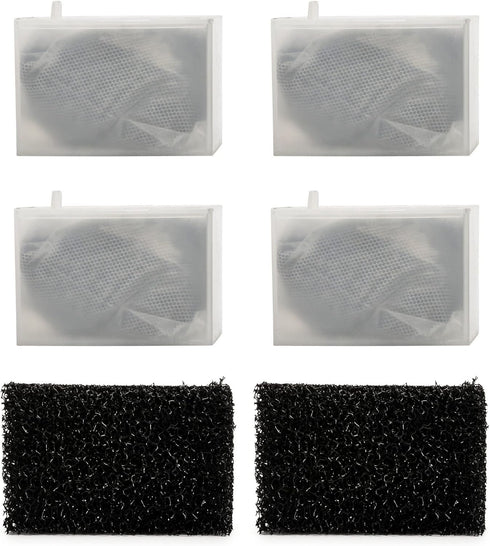 NICREW Replacement Cartridge for Fish Tank Filter Magi 380, Foam and Active Carbon