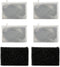 NICREW Replacement Cartridge for Fish Tank Filter Magi 380, Foam and Active Carbon