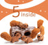 Interactive Plush Squirrel Dog Toy - Hide and Seek Puzzle for Engaging Play