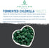 Canine Chlorella Tablets with Human Grade Fermented Chlorella for Dogs | Natural Dog Breath Freshener & Immune Booster Supplement | Dog Greens with Chlorophyll | 100 Vegan Tablets