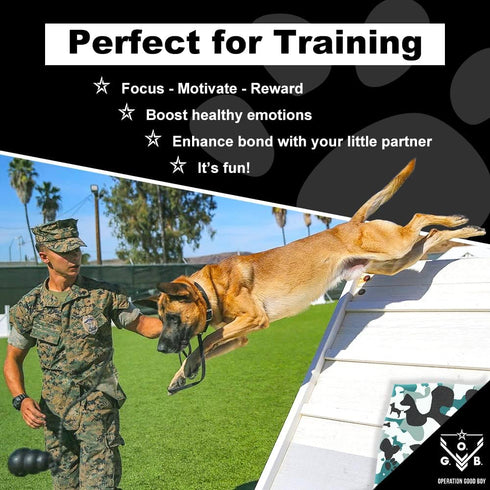 Operation Good Boy Beef Jerky Dog Treats High-Protein Strips, Natural Farm-Raised Meat Training Treats for Medium