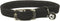 Kool Kat Elastic Cat Safety Collar with Bell, Black, 10"