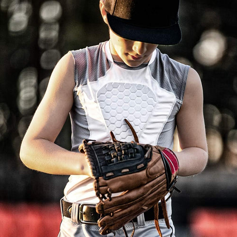 HEX Baseball Chest Protector Youth and Adult Sizes - McDavid Chest Protector, Heart Guard