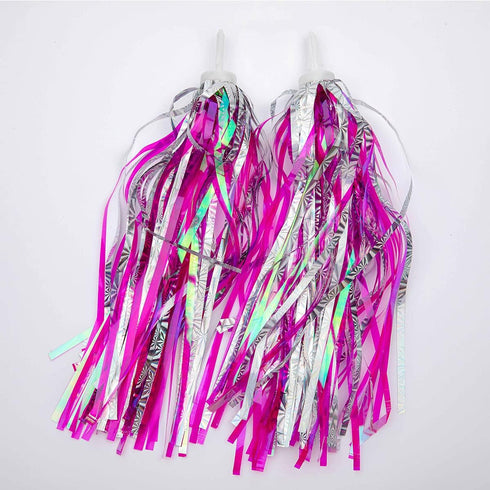 U-LIAN Kids Bicycle Tassel Ribbon - Children Scooter Handlebar Streamers - Easy Attach to Bike's Handlebars