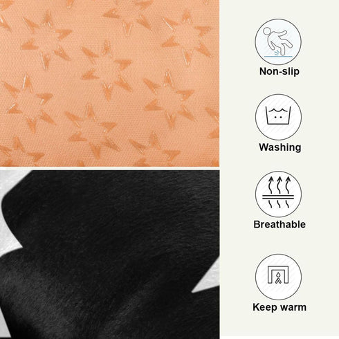 Halloween Bats Cute Pet Bed Mat, Non-Slip Sleeping Pad for Small Medium Large Dogs, 24 in x 18 in