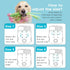 (3 Pack, Paw Legend Washable Reusable Female Dog Period Diapers for Heat Doggie Puppy Diapers for Female Dogs X-Small)