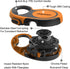 Retractable Dog Leash, 16ft for Medium Dogs up to 66 lbs, One Button Break & Lock, Heavy Duty, Tangle-Free (Orange)