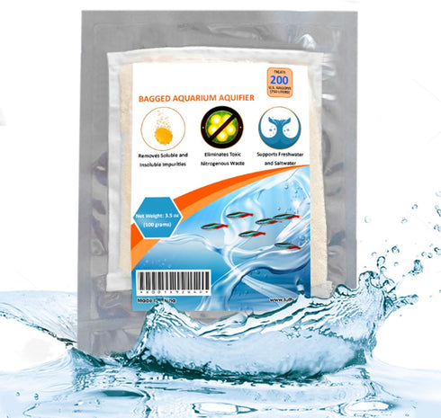 SunGrow Aquarium Resin Filter Media to Remove Ammonia, Nitrite & Nitrate for Freshwater & Saltwater Fish Tanks