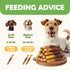 MON2SUN 5 Inch 31.75 Oz (45 Count-Pack 1) Dog Treats, Triple Flavor Chicken Liver Duck and Chicken Wrapped Rawhide