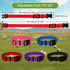 5 Pack Goat Collar with Bell, Adjustable Nylon Collar Set, Anti-Lost Loud Grazing Copper Bells for Small Farm Animal Cow Sheep Accessories