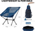 Backpacking CAMEL CROWN Camping Chair Heavy Duty Chair - Ultra-Light Folding Chair with Carry Bag, Portable Compact
