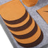PinzqTrading 60x60cm Pet Sniffing Pad, Dog Cat Foraging Mat, Felt Nose Work Training Blanket with Anti - Skid