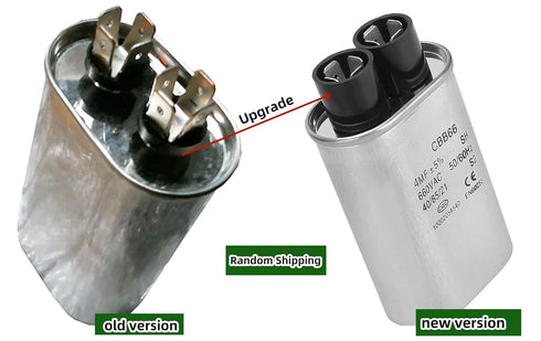 Golf Cart 4uF Capacitor - Fits E-Z-Go EZGO PowerWise II, Lester Replacement