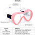 OMGear Snorkeling Gear Diving Mask for Kids & Adults, Silicone Goggles with Nose Cover for Scuba & Spearfishing