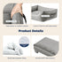 Miguel Waterproof Outdoor Dog Bed for Medium Small Dogs, Easy Clean, 35 Inches, Oxford Pet Bed