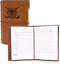 Golf Scorecard Book, Leather Golf Journal Notebook with Pencil, Yardage Book, Pocket Golf Score Book