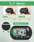 ZACRO 2 Pack Digital Aquarium Thermometer, Fish Tank Water Thermometer with Large LCD Display
