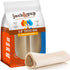 Jack&Pup Filled Dog Bones for Aggressive Chewers, 5 to 6" Chew Treats - Bacon and Cheese Flavor - All Natural