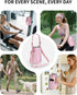 40oz 4 sportsnew Magnetic Gym Bag for Women Men, Water Bottle Carrier Holder with Strap & Phone Pockets for Tumbler