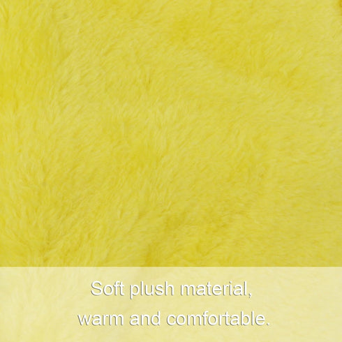 Wontee Bird Parrot Plush Hammock, Dual Layer Nest Shed for Parrot, Macaw, Budgies, Cockatiels (S, Yellow)