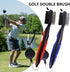 Lohas Creative 2 1 (2 Golf Club Brush and Golf Club Groove Cleaner in with Magnetic Keychain Oversized Golf Brush Head