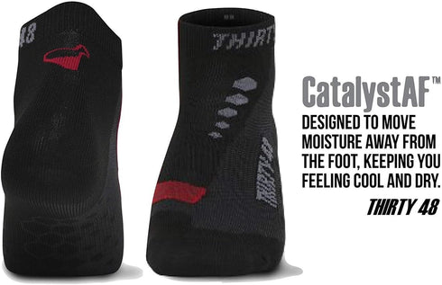 Thirty48 Unisex Low Cut Cycling Socks - Breathable & Comfortable