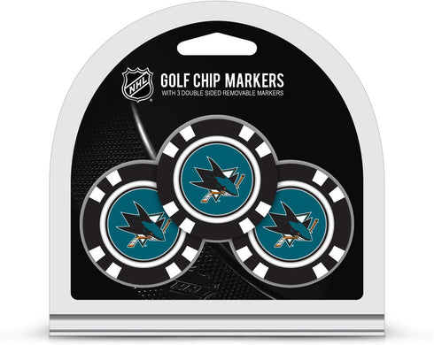 Team Golf NHL Poker Chip Size – Pop Out Smaller Double-Sided Enamel Markers