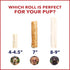 Pet Factory American Beefhide 7" Rolls Dog Chew Treats - Natural Flavor, 4 Count/1 Pack